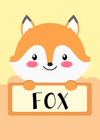 Simple Cute Love Fox Theme