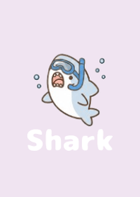 Fluffy Shark Summer Purple 03