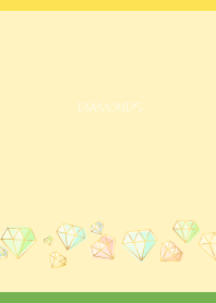 Diamond of Happiness3 on yellow