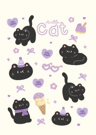 แมวดำชอบสีม่วง : ช่วงเวลามีความสุข