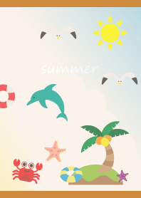 Summer Day on brown