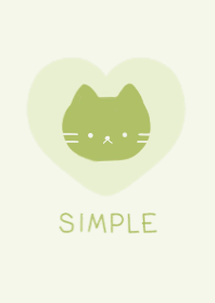 SIMPLE CAT 03  -  green tea