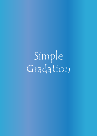 Simple Gradation -GlossyBlue 16-