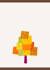 Fun trees02 on brown