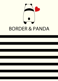 BORDER & PANDA -BLACK 2-