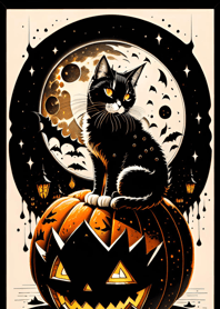 cat halloween 638d1f
