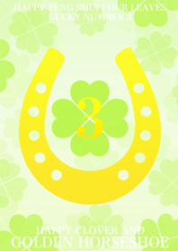 Happy clover and golden horseshoe 3