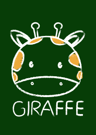 Simple Giraffe on a Blackboard theme