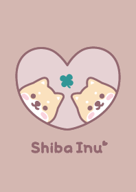 Shiba Inu Clover [Dullness Pink]