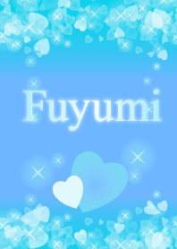 【ふゆみ】運気UP!幸せのハート青ブルー