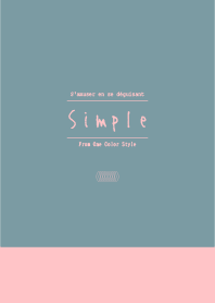 Simple-one color style-