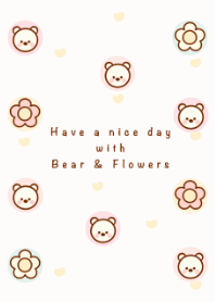 Little bear & flowers 37