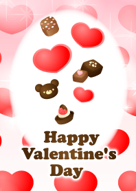 バレンタイン★ハートとチョコレート