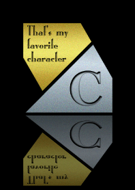 Good fortune Initials 11 "C"