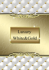 Luxury white&gold