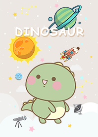 misty cat-Dinosaur galaxy Beige