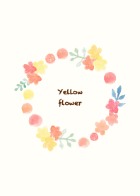 Simple cute yellow flowers