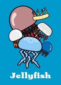 Theme of jellyfishes