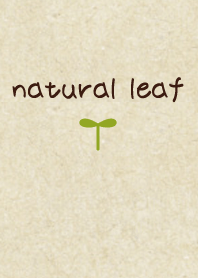 natural leaf...