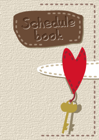 Schedule book Heart&Key