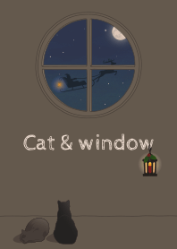 Cat in Enchanted Night 02 + Brown |os
