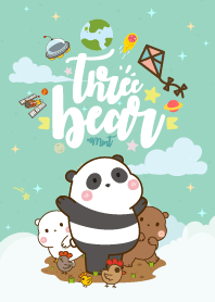 Bear Space Galaxy Mint