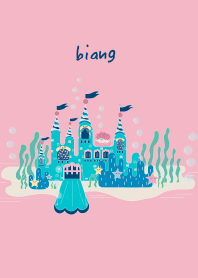 一隻扁扁的貓-美人魚