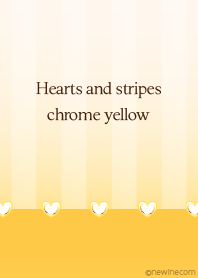 Hearts and stripes chrome yellow