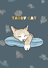creamtabby2 - dark steel blue