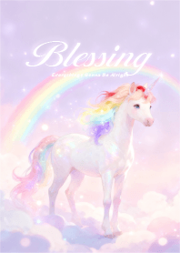 Blessing -A Unicorn Brings Good Fortune-