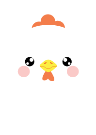 Simple Face White Chicken Theme (jp)