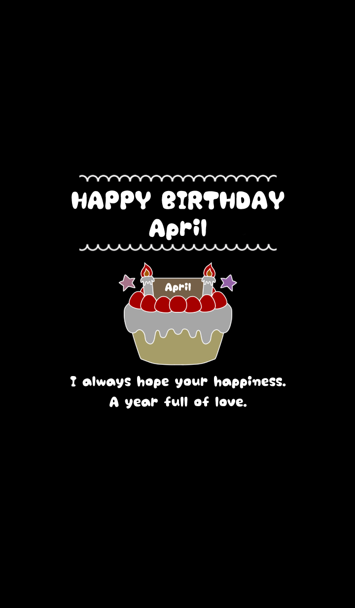 HAPPY BIRTHDAY THEME. - April -