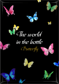 Butterfly-The world in the bottle/black-