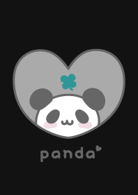 Panda Clover - Black