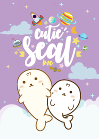 เจ้าแมวน้ำอุ๋งๆ กาแล็กซี่ สีม่วง