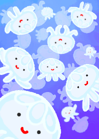 お気楽クラゲ 白 Ver.