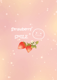 Spring color strawberry and a smiley
