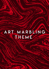 art red marble color theme