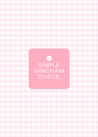 gingham check_pink_heart