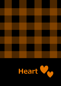 Simple heart and check pattern