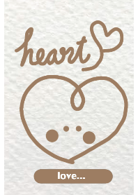 cute-heart brown