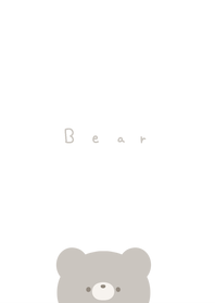 熊 /white