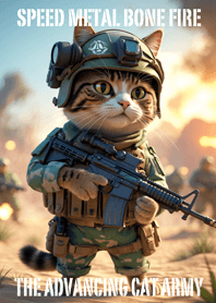 The advancing cat army 02