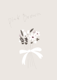 Pink brown flower