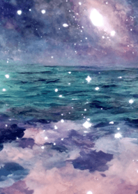 夜の月 月の海 #Dkl_23。