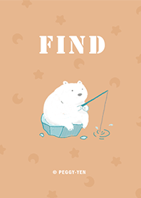Little polar bear-FIND ICE(pink)