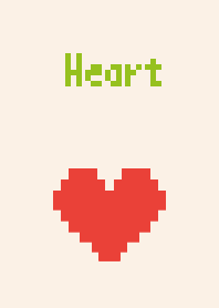 simple heart(red&green)