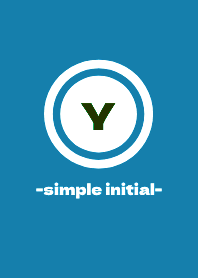 simple initial-Y- THEME 45