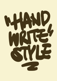 STRBROS - HANDWRITE 1.0 YELLOW 04