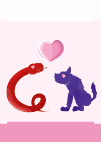 ekst Red (Snake) Love Blue (Dog)